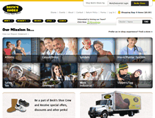 Tablet Screenshot of beckshoes.com